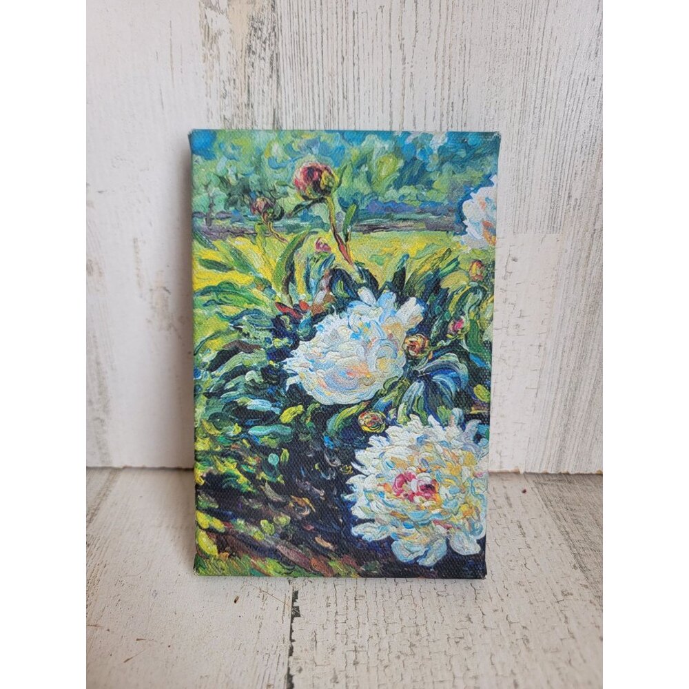 OG our generation picture‎ Floral flower canvas 6x4 wall home decor peonies
